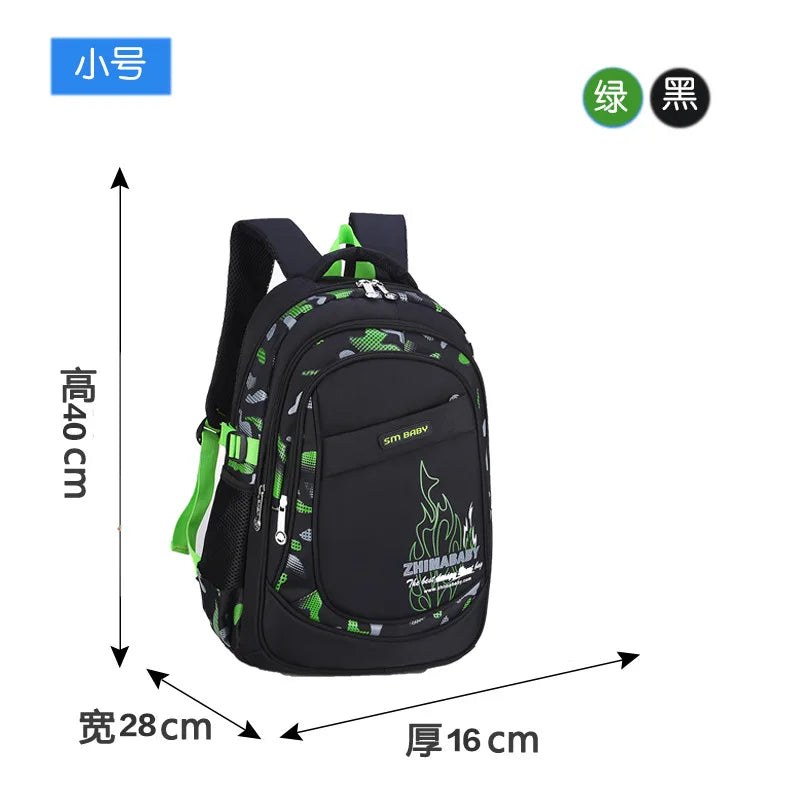 Grand cartable ergonomique garçon imperméable pour l'école primaire
