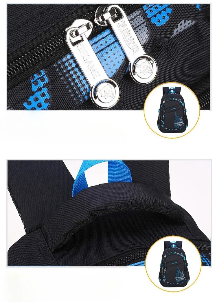 Kids backpack Primary children School Bags For Boys large orthopedic Backpack Waterproof Schoolbag big Book Bag mochila infantil