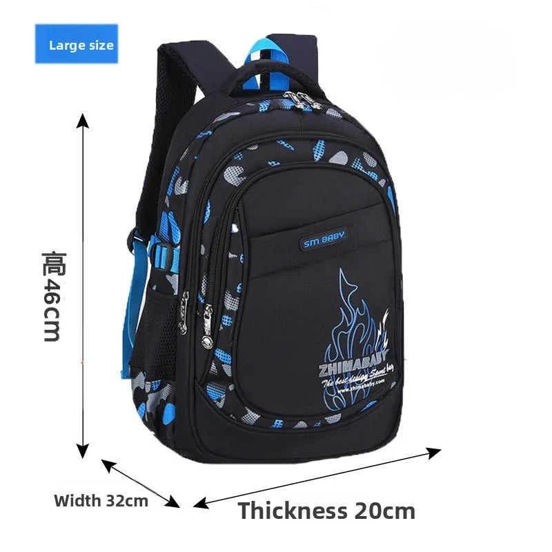 Grand cartable ergonomique garçon imperméable pour l'école primaire