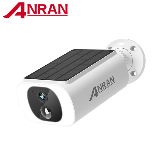 ANRAN Caméra de sécurité solaire 2K 3/5MP extérieure sans fil 2.4G WIFI Caméra sur batterie Projecteur Vision nocturne couleur impossible d'ajouter de NVR