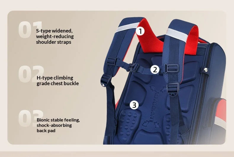 Cartables pour garçons et filles, Sac à dos orthopédique pour enfants, Cartables d'école, Sac à dos d'école primaire, Sac à dos pour enfants, Mochila