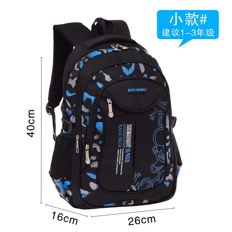 Cartable ergonomique et imperméable pour garçon, idéal pour l'école primaire