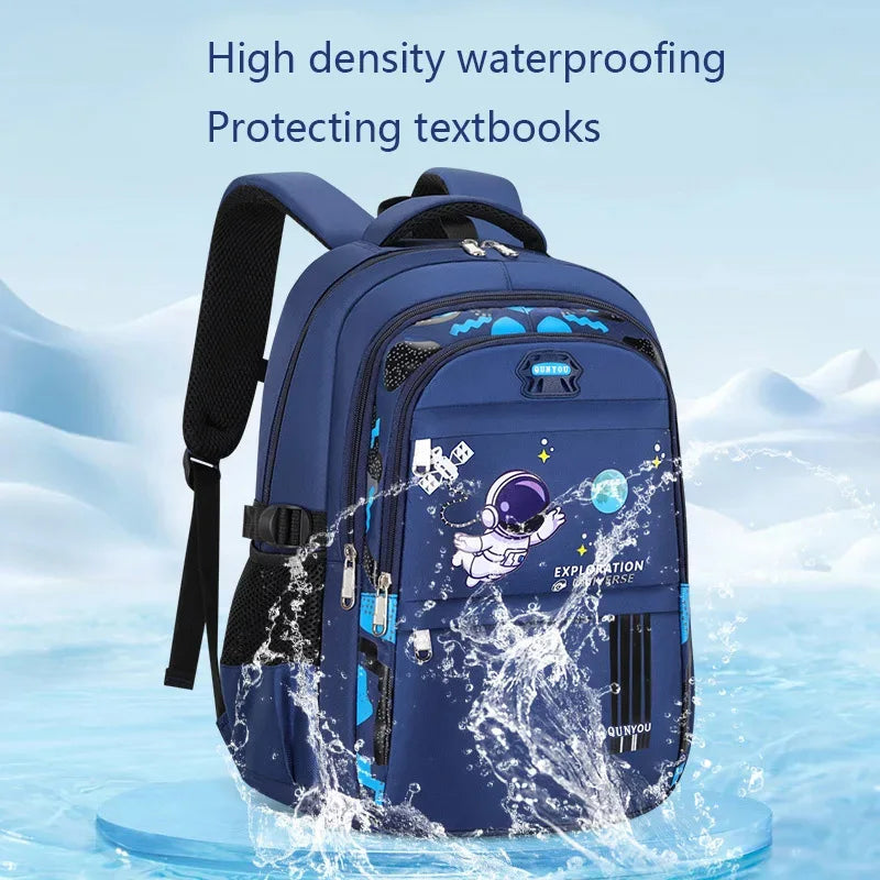 Astronaut Backpack for Boys — Waterproof, Primary School, Ages 7-13
