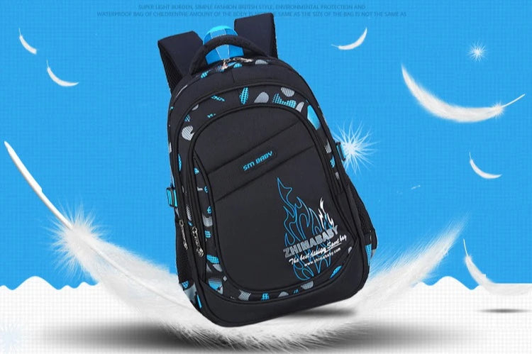 Kids backpack Primary children School Bags For Boys large orthopedic Backpack Waterproof Schoolbag big Book Bag mochila infantil