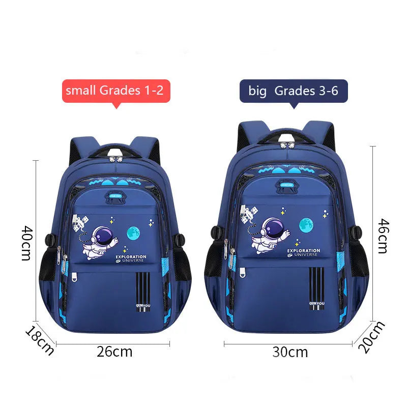 Astronaut Backpack for Boys — Waterproof, Primary School, Ages 7-13