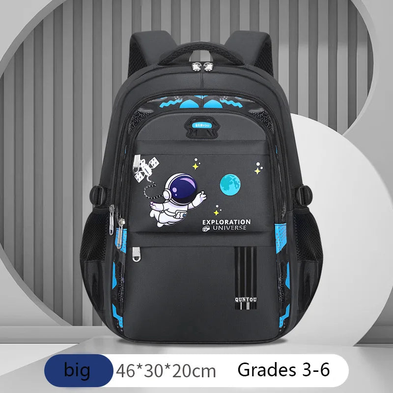 Children's waterproof astronaut backpack for primary school