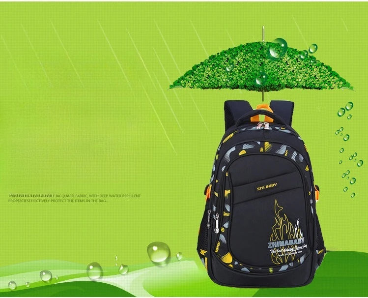 Kids backpack Primary children School Bags For Boys large orthopedic Backpack Waterproof Schoolbag big Book Bag mochila infantil