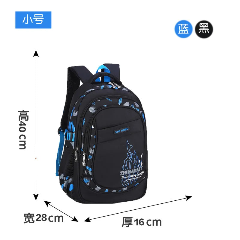 Grand cartable ergonomique garçon imperméable pour l'école primaire
