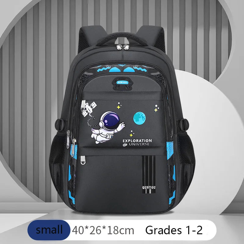 Children's waterproof astronaut backpack for primary school