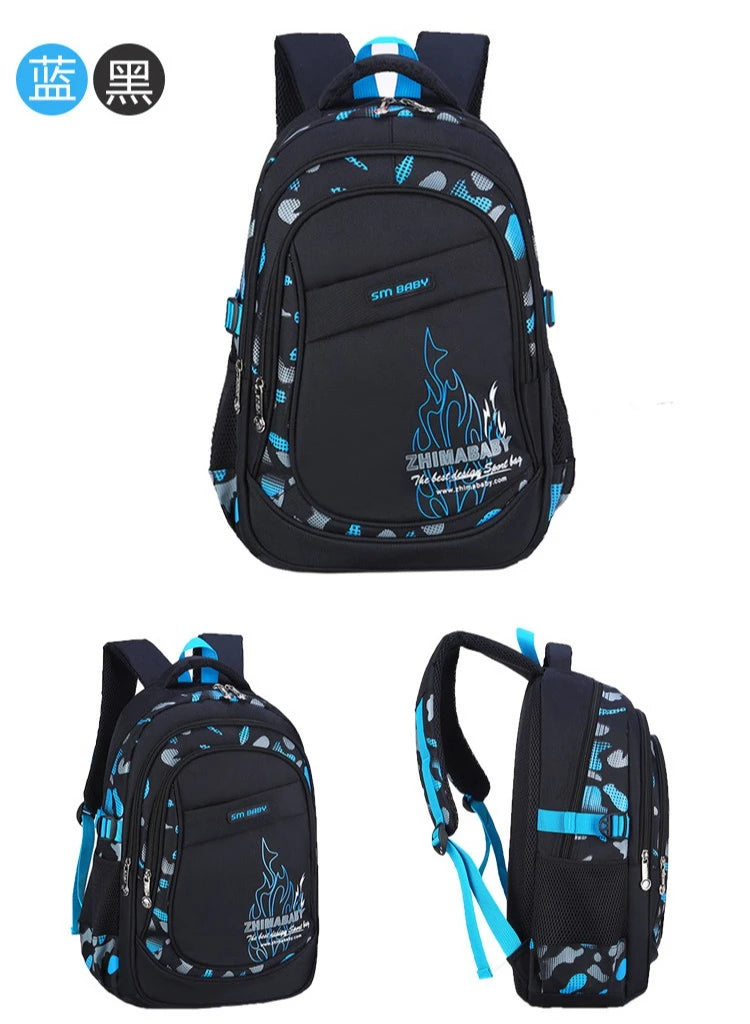 Kids backpack Primary children School Bags For Boys large orthopedic Backpack Waterproof Schoolbag big Book Bag mochila infantil
