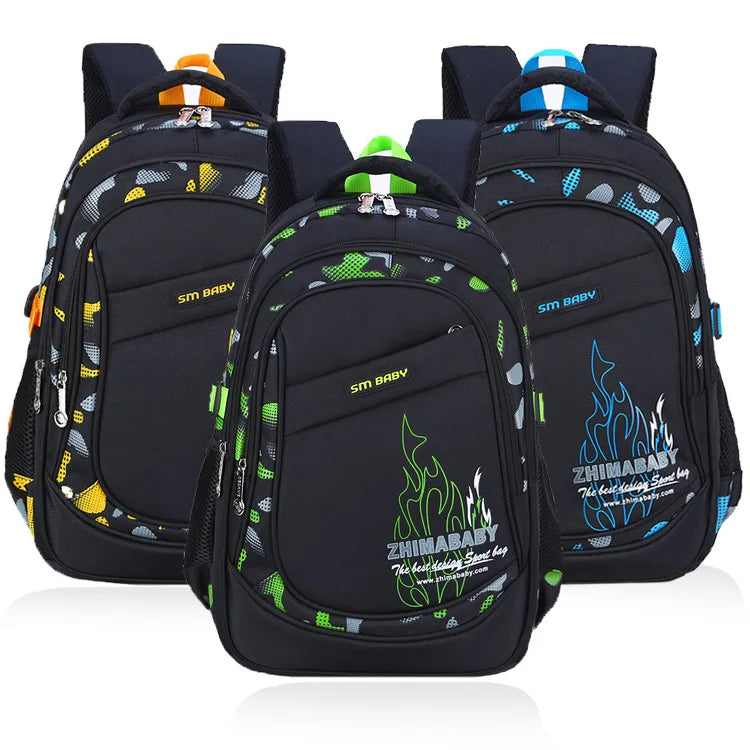 Grand cartable ergonomique garçon imperméable pour l'école primaire