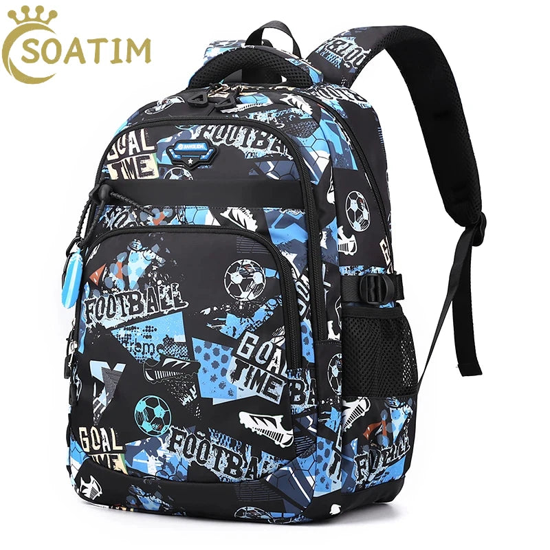 Sac à Dos École Garçon — Imperméable, Léger, Primaire & Maternelle 3-9 ans