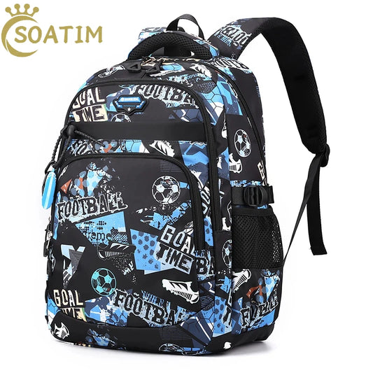 Sac à Dos École Garçon — Imperméable, Léger, Primaire & Maternelle 3-9 ans