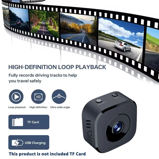 Caméra de sécurité HD Mini Vision nocturne couleur Haute définition Moniteur WiFi Étanchéité Détection de mouvement Surveillance Maison intelligente