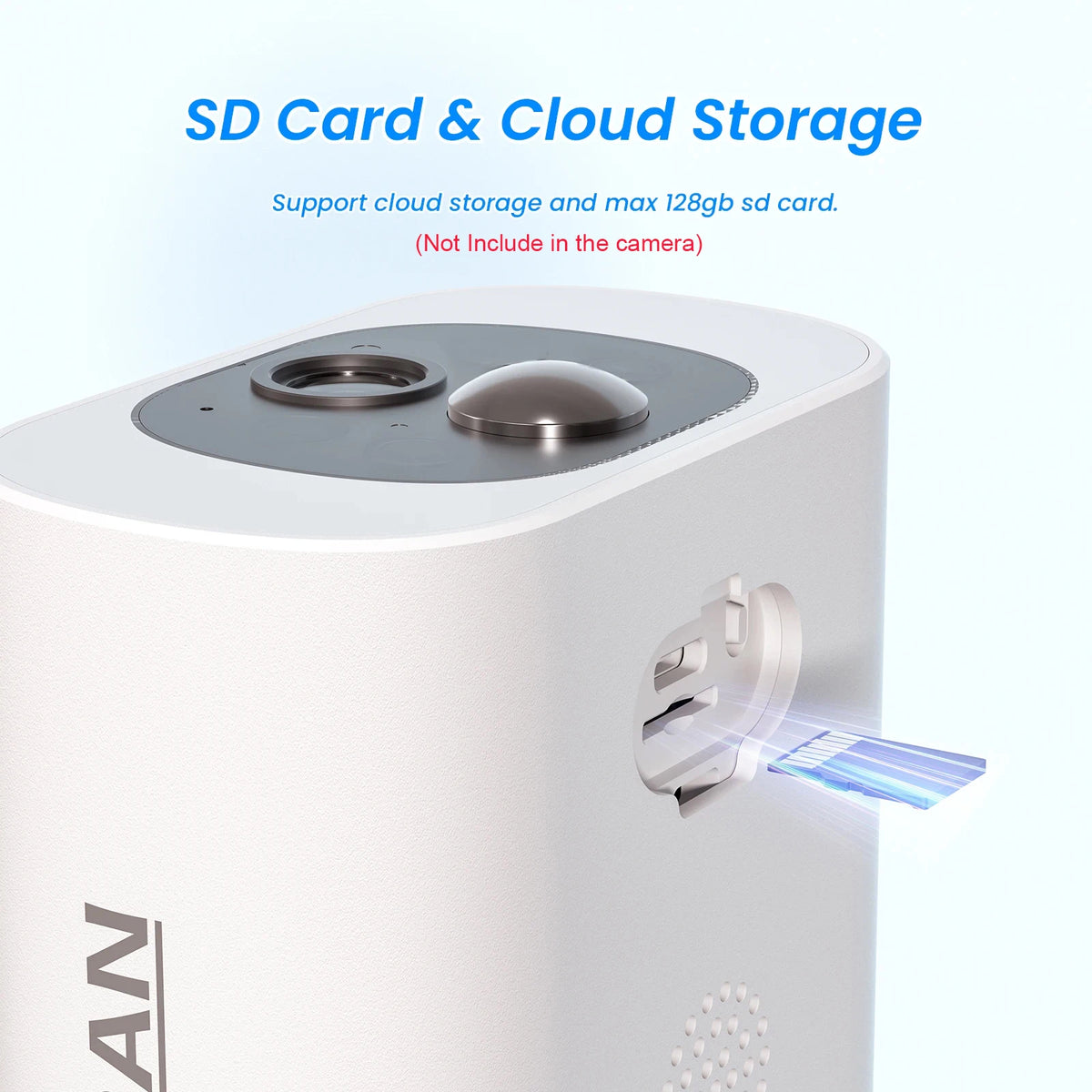 ANRAN 2K Solar Security Camera 3/5MP Outdoor Wireless 2.4G WIFI Camera Battery Cam Floodlight Color Night Vision Can't Add NVR