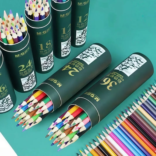 M&G Lot de Crayons de Couleurs à l'Huile pour Dessin, Fournitures d'Art, Papeterie Scolaire et de Bureau, Cadeaux de Vacances pour Enfants