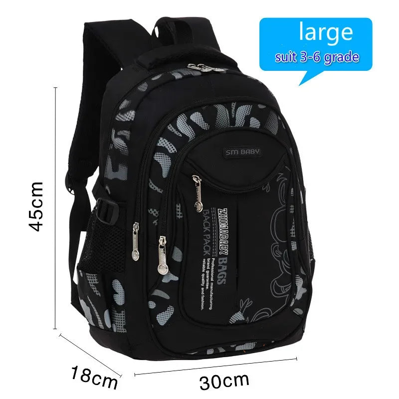 Cartable ergonomique et imperméable pour garçon, idéal pour l'école primaire