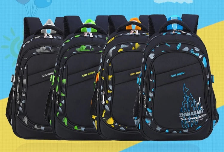 Kids backpack Primary children School Bags For Boys large orthopedic Backpack Waterproof Schoolbag big Book Bag mochila infantil