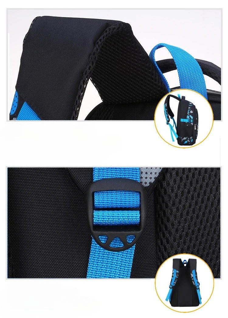 Kids backpack Primary children School Bags For Boys large orthopedic Backpack Waterproof Schoolbag big Book Bag mochila infantil