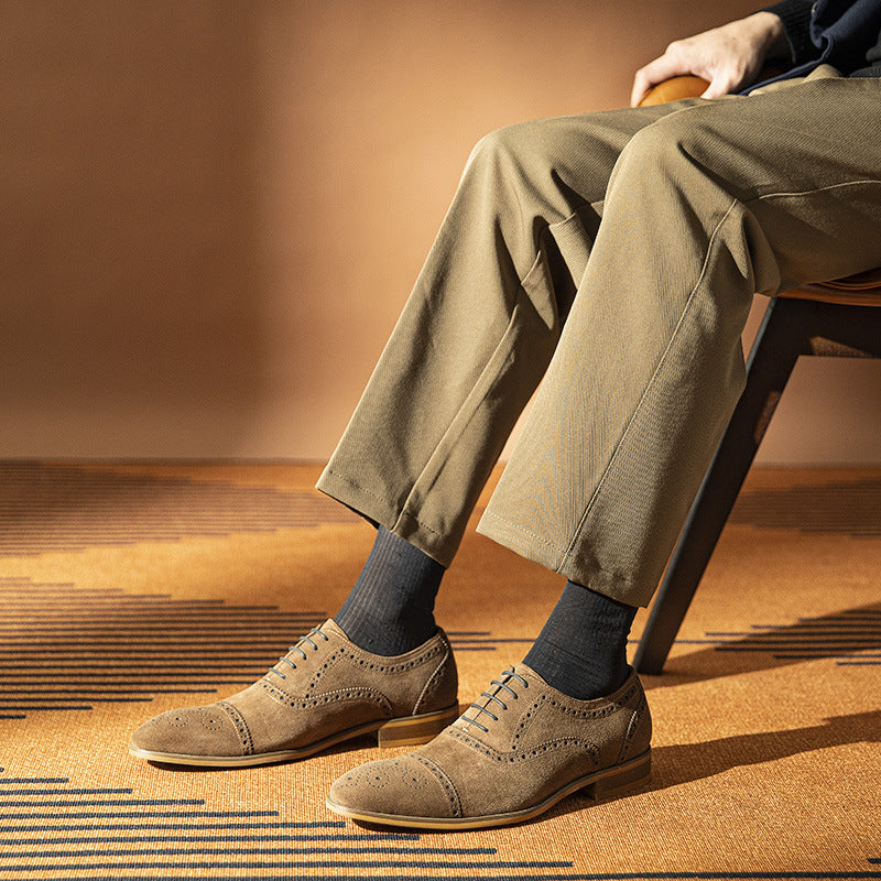 Chaussures en cuir rétro femme - style business et casual
