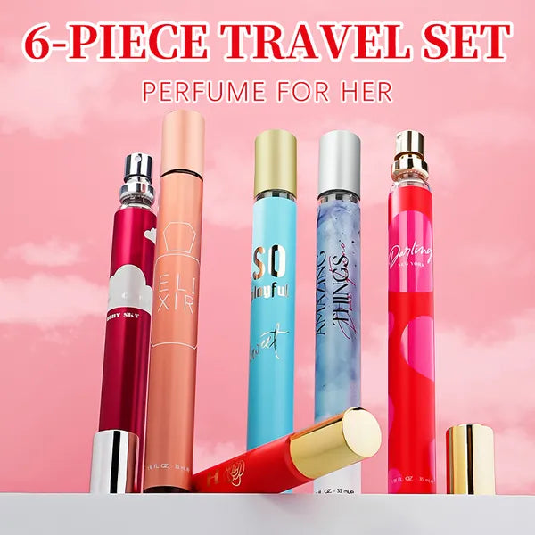 Coffret voyage 6 parfums femme, format mini 35 ml