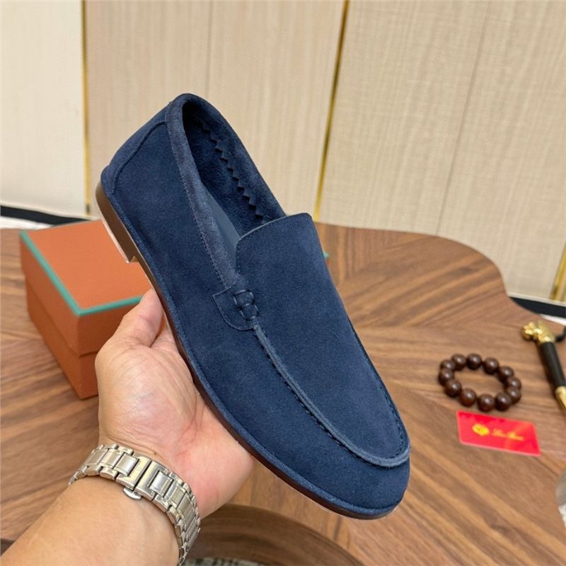 Mocassins homme en suède à enfiler, confort casual