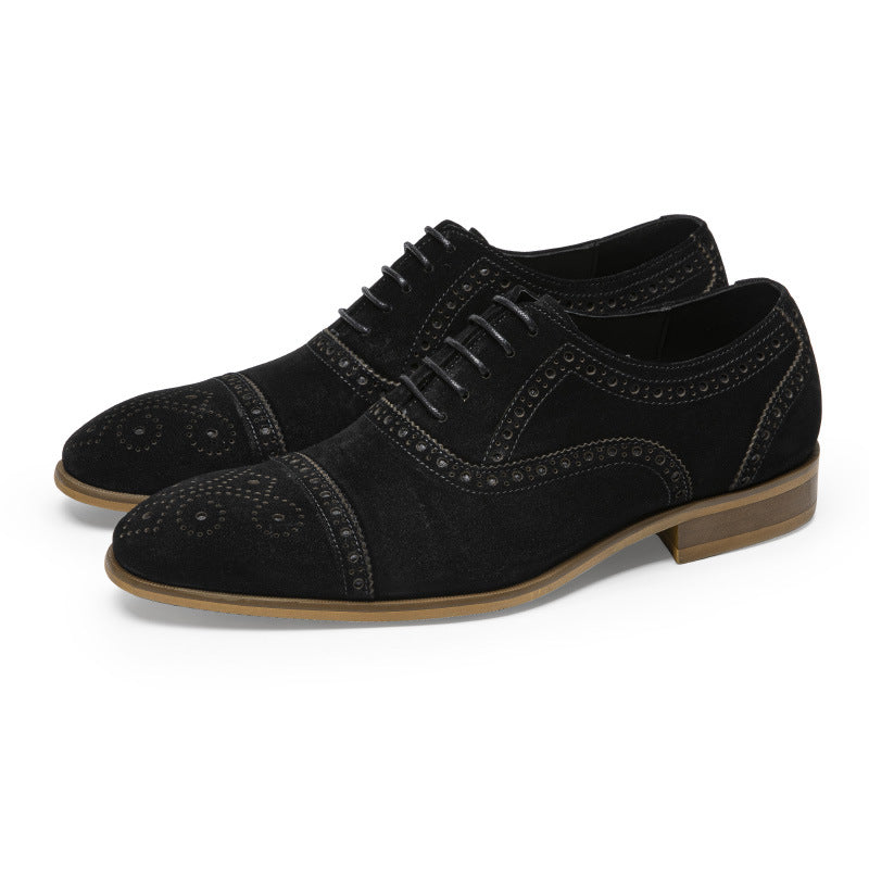 Chaussures en cuir rétro femme - style business et casual