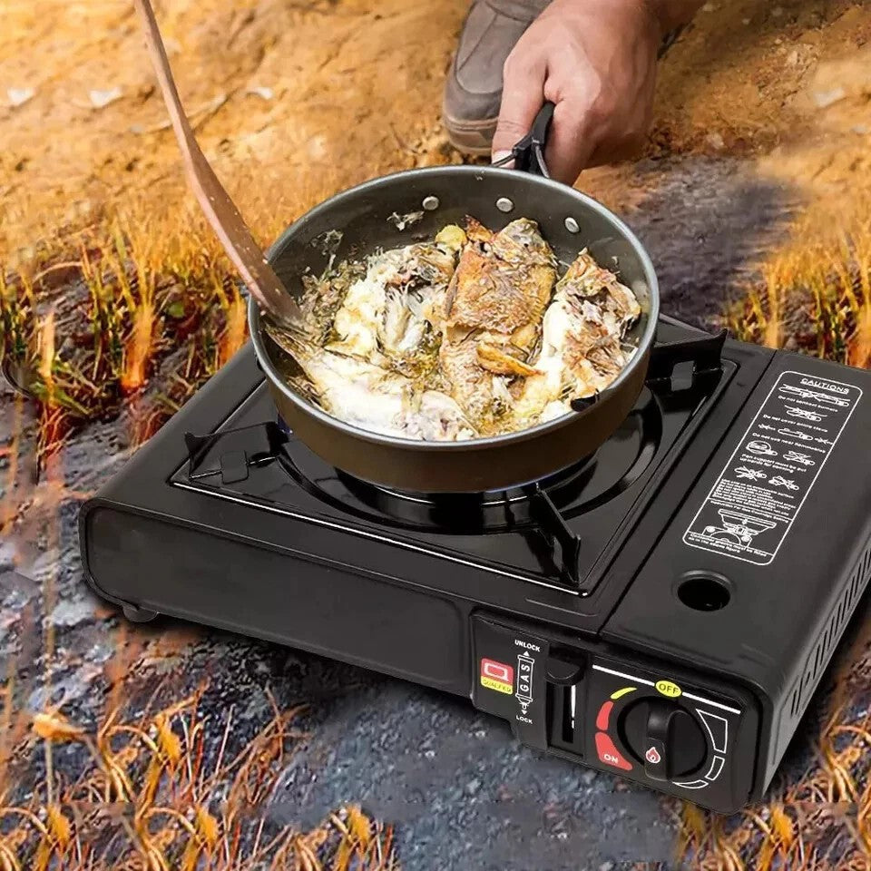Réchaud à gaz butane portable, camping et pique-nique