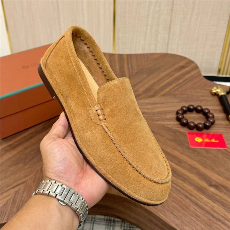Mocassins homme en suède à enfiler, confort casual