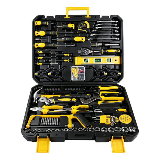 266-piece tool kit with storage case, for DIY and repairs