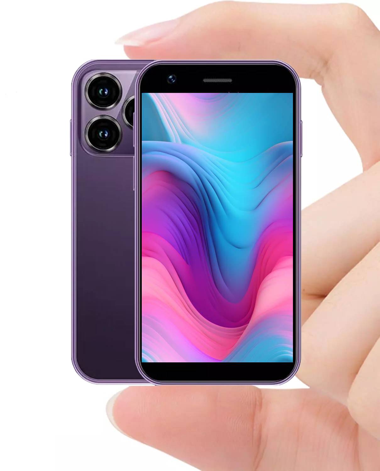 Mini smartphone débloqué ultra-compact, écran tactile 3 pouces