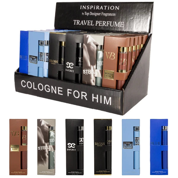 Coffret voyage 6 parfums homme, format mini 35 ml