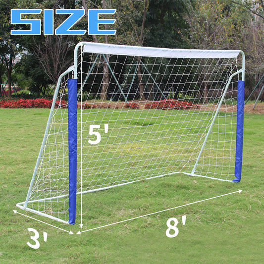 But de foot pliable 2,4 x 1,5 m, cadre acier résistant