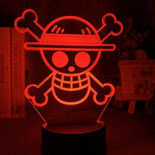 Mugiwara-Crew-Flaggenemblem 3D-LED